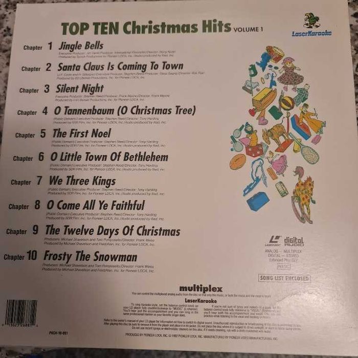 Laser Disc - Laserdisc KARAOKE - CHRISTMAS HITS
