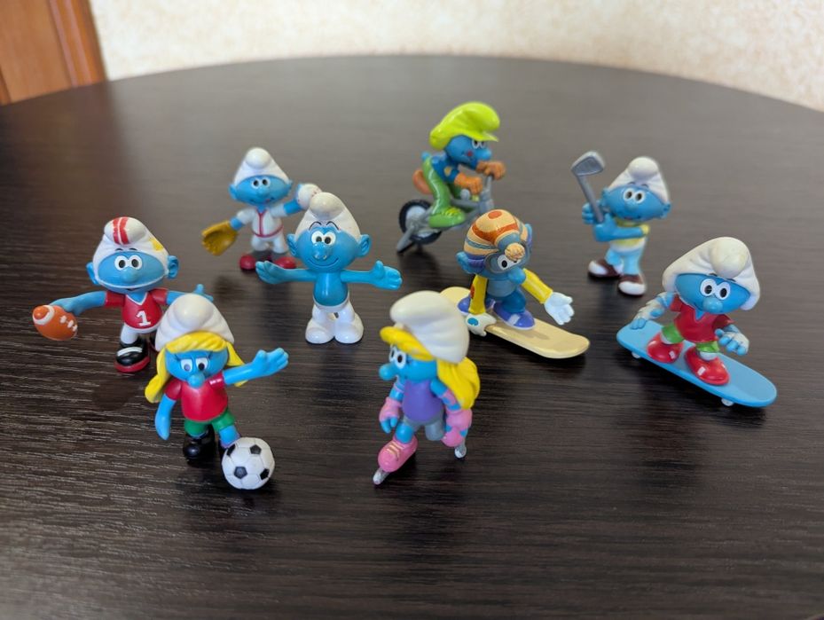 Набір фігурок героїв СМУРФИ. СМУРФІКІ. THE SMURFS. PEYO 2009р.