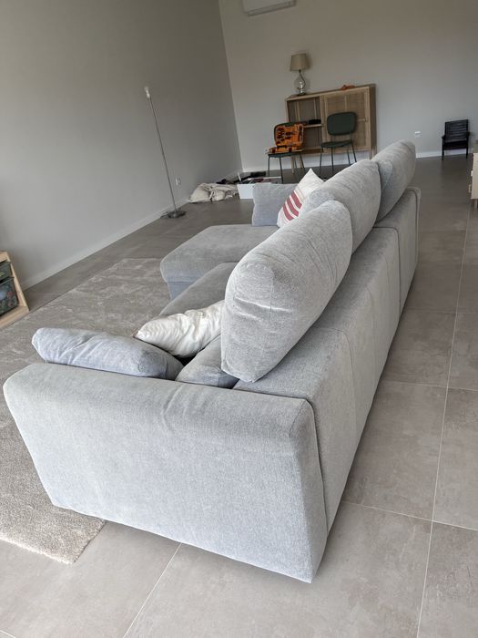 Sofá Cama com Chaise Longue IKEA Ekilstuna