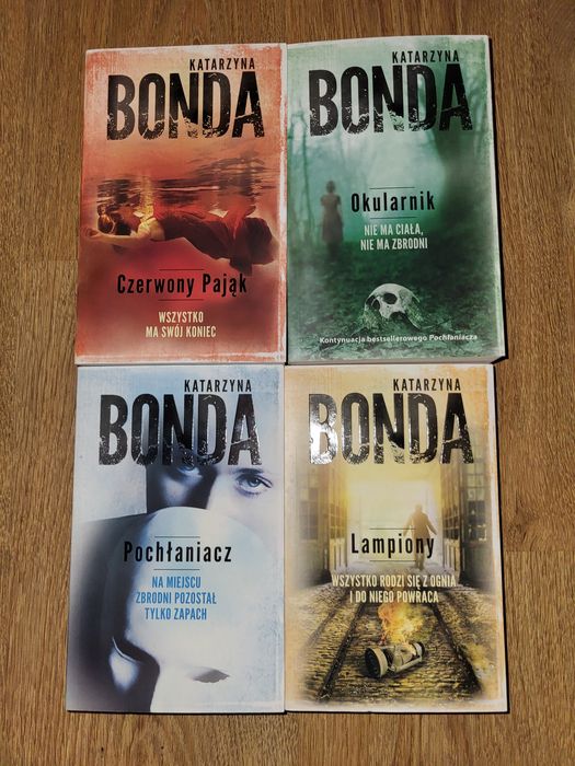 Zestaw książek Katarzyny Bondy 4 żywioły.