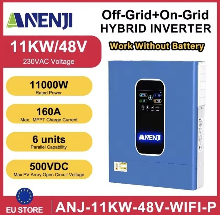 Annenji 11kw parallel najnowyszy hybrydowy falownik parellel nie ot