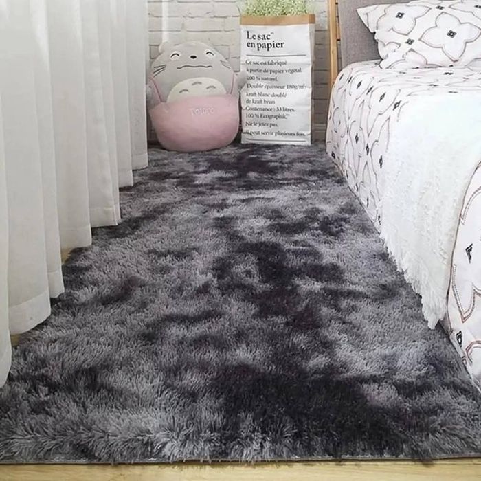 Ковер,цвет темно- серый,100*200