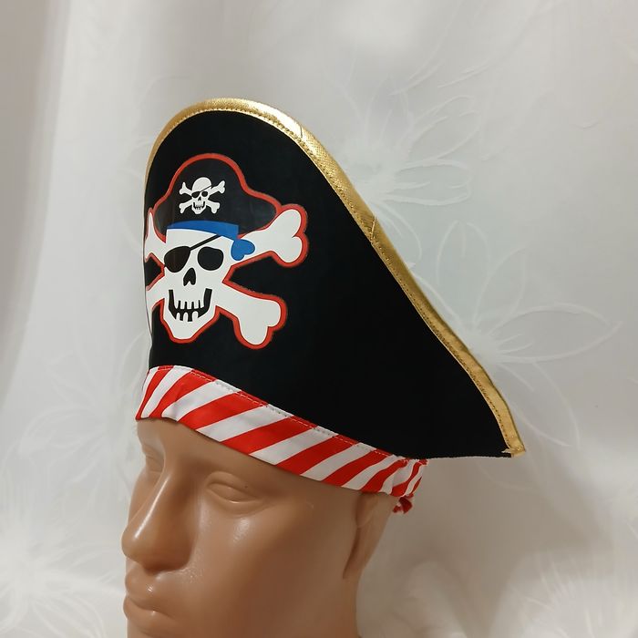 Обідок обруч до карнавального костюма  пірат піратка карелюх трєуголка