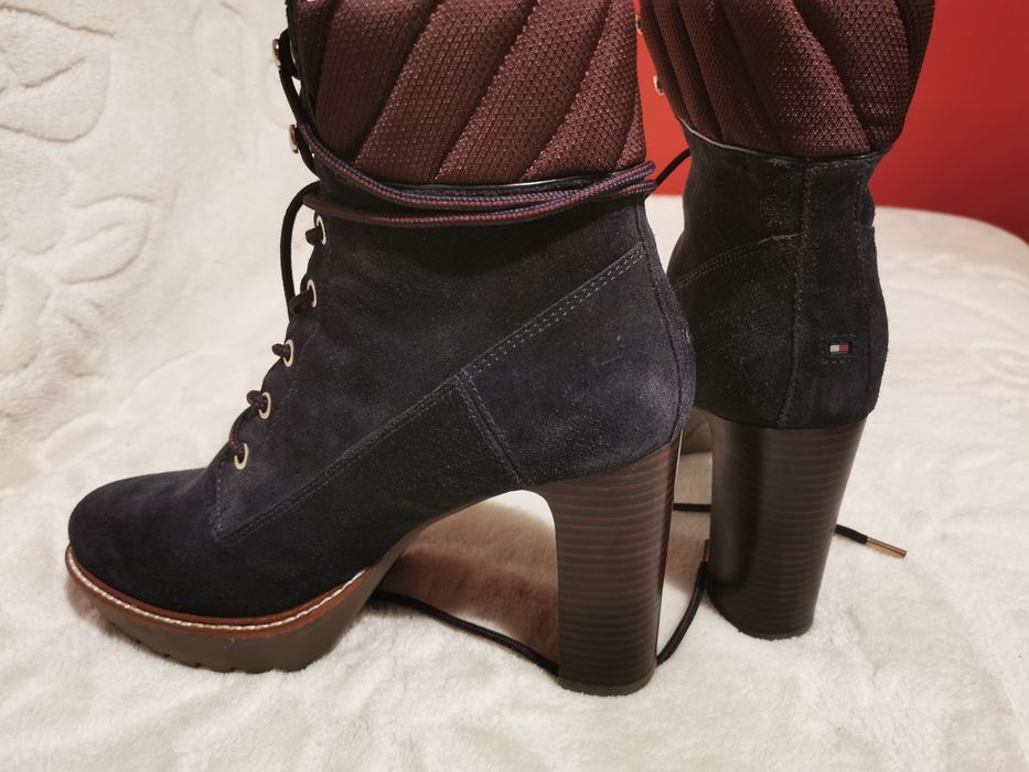 Tommy Hilfiger botki na platformie 10.5cm roz 40 jak nowe