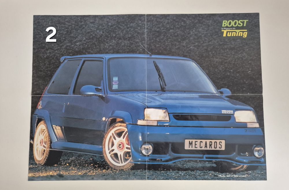 Coleção de Posters Originais GTI Mag & Boost Tuning (anos 90)
