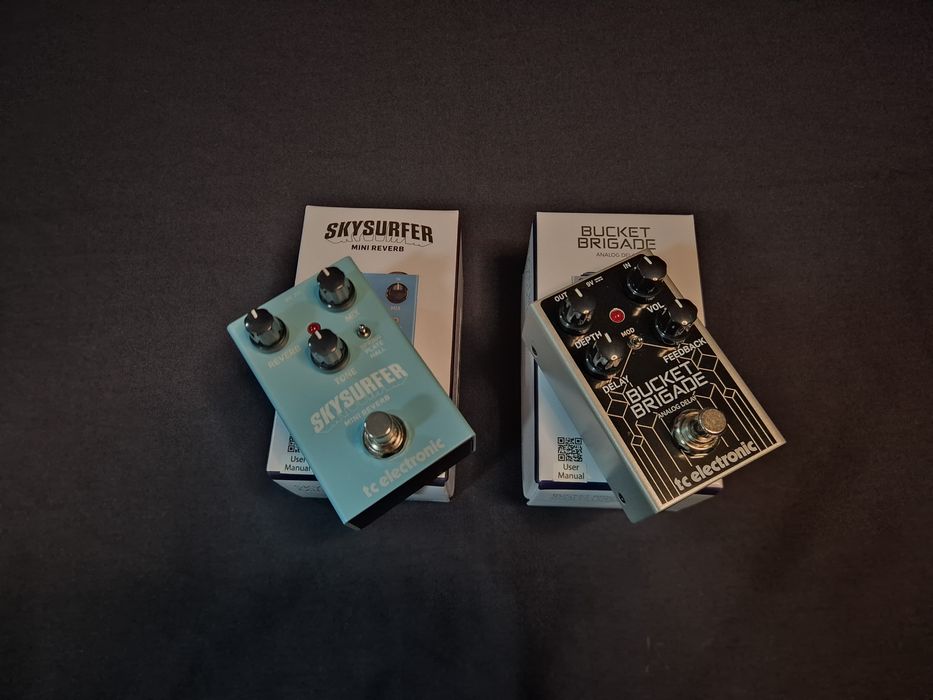 TC Electronic Skysurfer Reverb e Bucket Brigade Delay