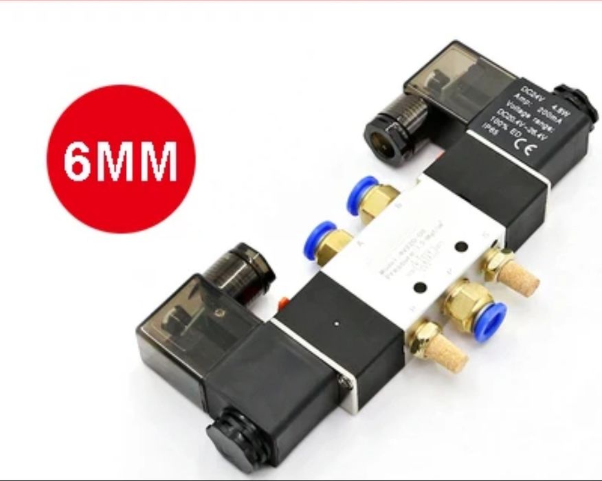 Solenoide pneumático de 3 vias 12v