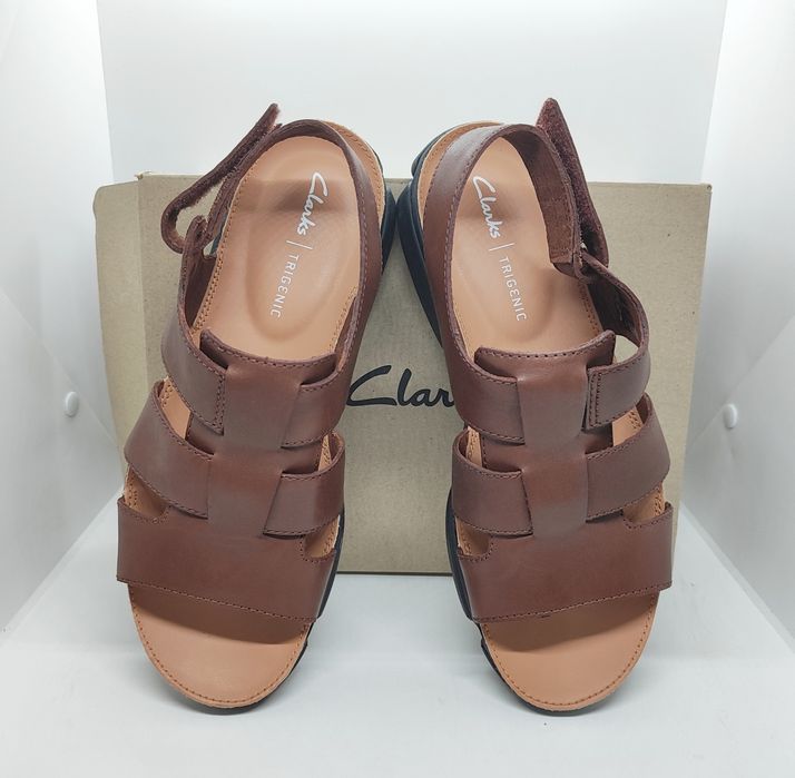 Кожаные 26,5 сандалии Clarks оригинал