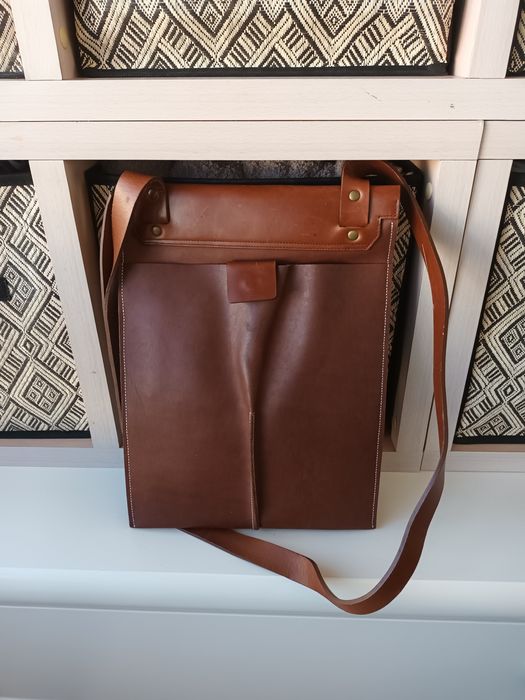 Mala a tiracolo em couro