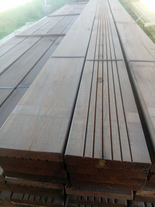 Deska tarasowa impregnowana brąz 28mm x 145mm x 4m