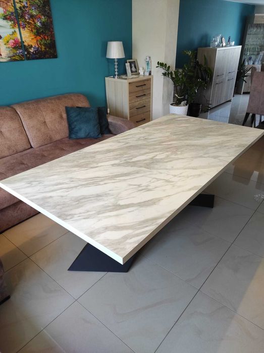 Stół industrialny imitacja kamienia