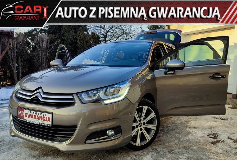 Citroën C4 Filmik VIDEO fotele z MASAŻAMI Bogata Wersja BEZWYPADKOWY