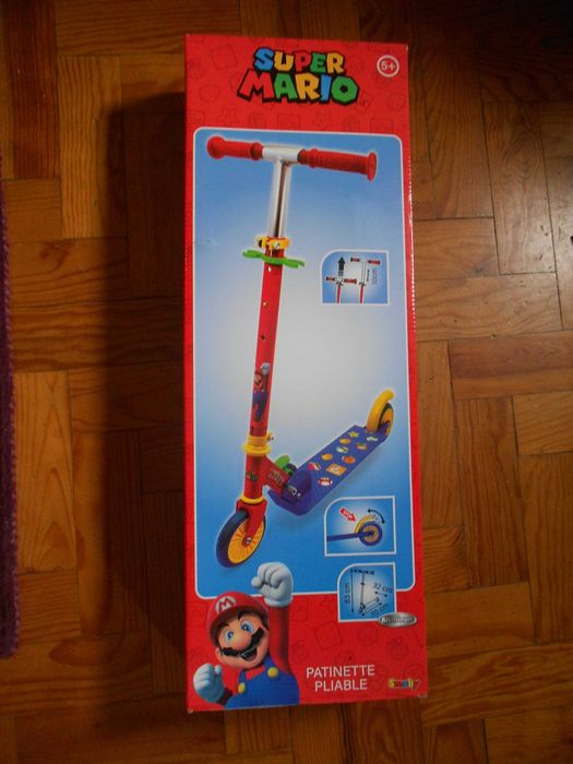 Trotinete SUPER MARIO NOVA criança