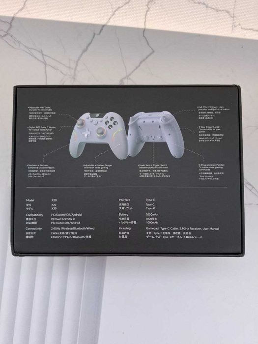 Бездротовий Контролер Джойстик Геймпад EasySMX X20 PC/Switch/TV/Steam