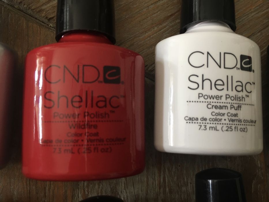 Vernizes shellac CND, gelinho