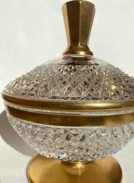 Bomboneira de cristal Bohemia