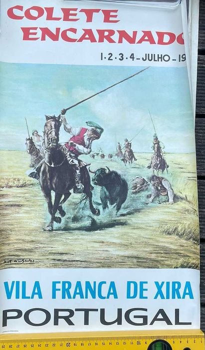 Poster Tauromaquia Colete Encarnado