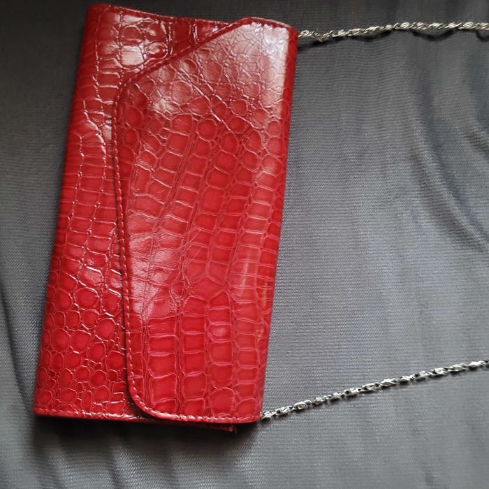 Torebka kopertowa czerwona