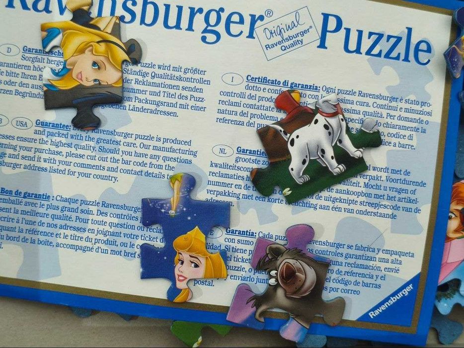 Пазли для дітей Дісней / Ravensburger Puzzle Disney (80 шт)