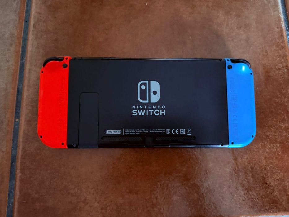 Nintendo Switch com jogos
