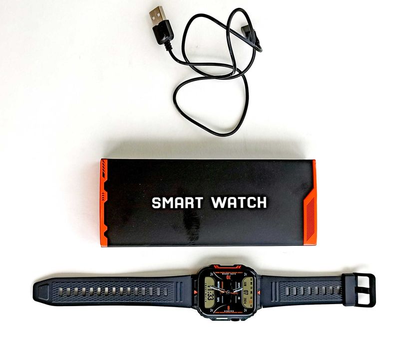 Смарт часы LIGE, 1,95-дюймовый экран, IP68, водонепроницаемые,