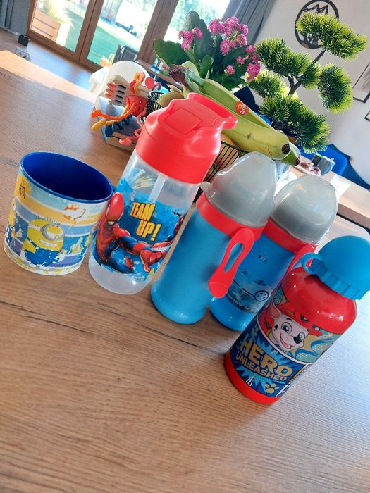 Bidony + kubeczek,  butelka