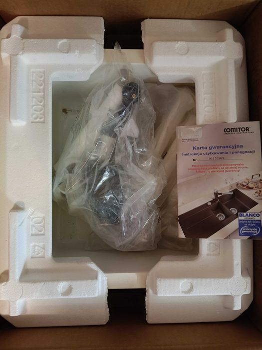 Zlewozmywak Blanco Subline 375-U Keramik Weiss 523726