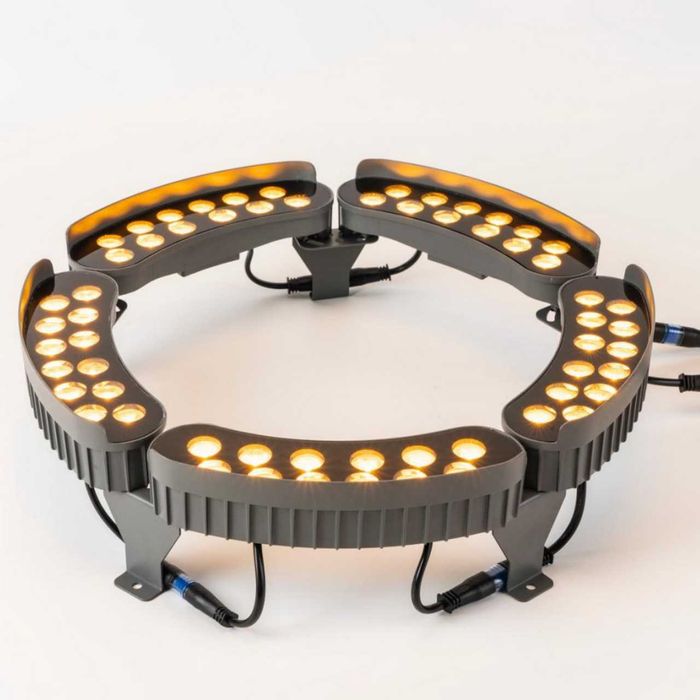 Комплект LED-світильників для підсвічування дерев set 6 × 12W + блок живлення 150W + 6 ніжок