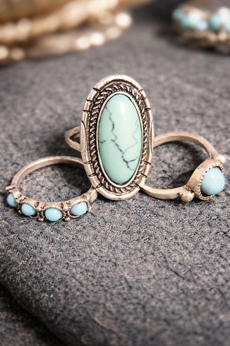 3 sztuki pierścionków