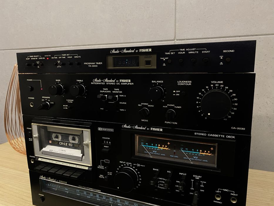 Fisher Studio Standard - timer, wzmacniacz CA-2030,Deck CR-4130,Tuner