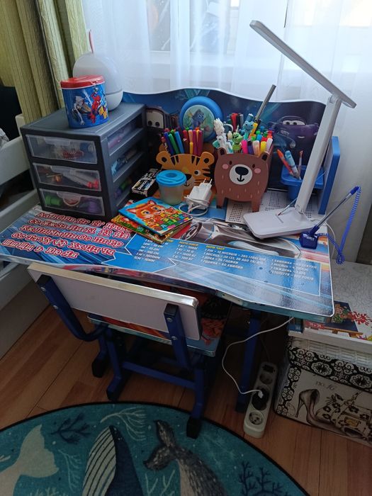 Стол, стул дитячий для хлопчика, стілець, столик