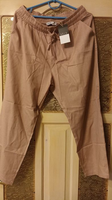 Льонові штани фірми Kram на об118-122 4xl