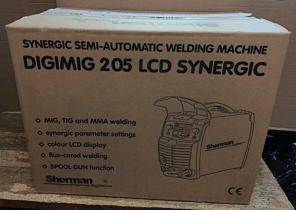 Spawarka MIGOMAT 205 LCD Sherman MIG/MAG MMA TIG nowy 200A