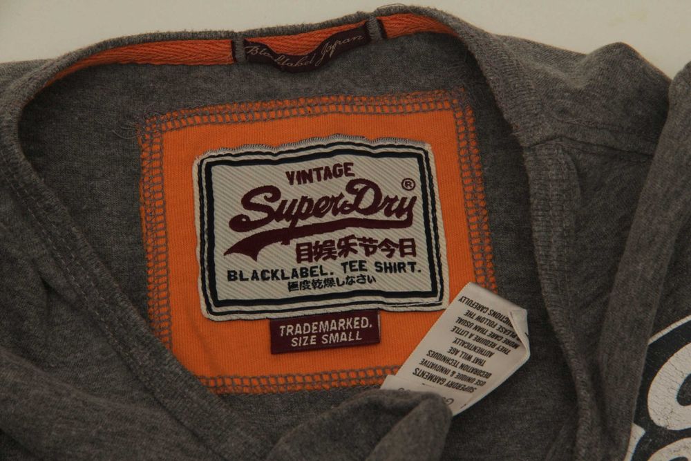 Superdry Jpn рр S футболка из меланжевого хлопка женская