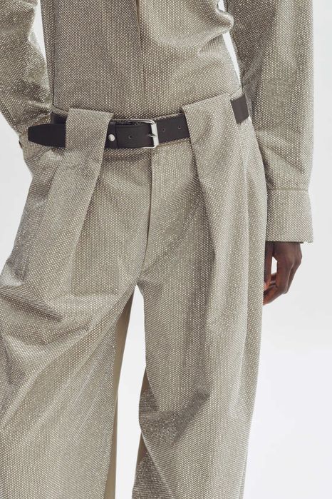 Stella McCartney H&M Spodnie z nogawką barrel r.32