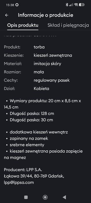 Mała torebka Sinsay