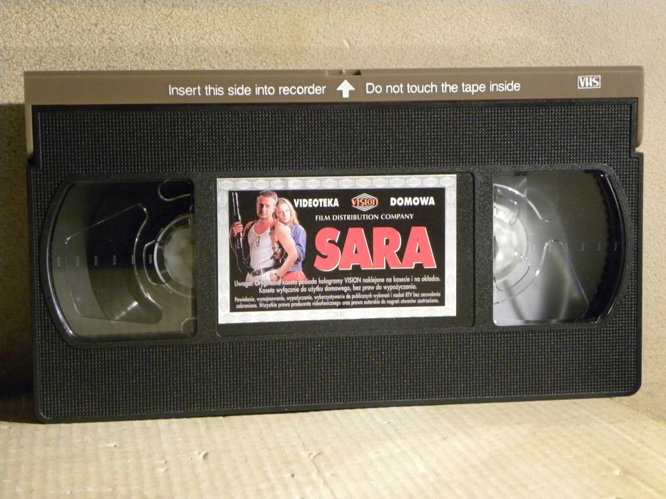 kaseta VHS sara linda włodarczyk pazura perepeczko ślesicki