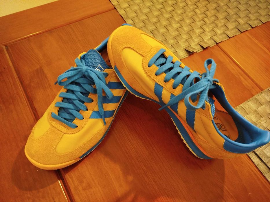 Adidas SL 72 RS - Tenis/Sapatilhas Adidas Amarelos-Azuis