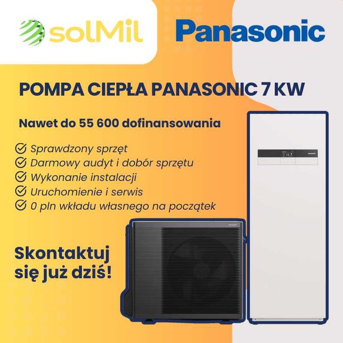 pompa ciepła | PANASONIC | 7 kW seria K AIO | kompleksowo