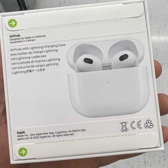 Apple AirPods 3 novos, e por abrir