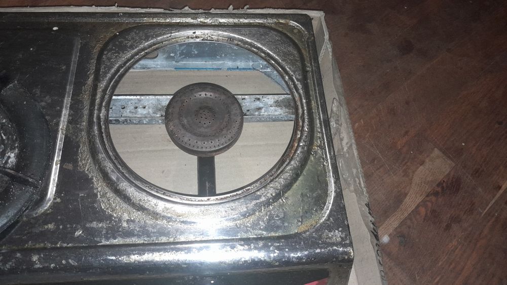газова вживана плитка металева Gas stove Domotec