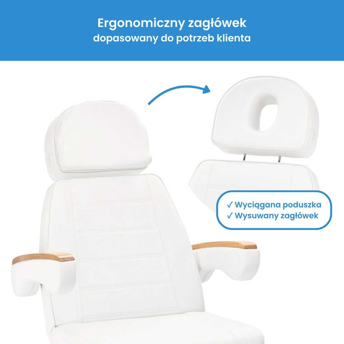 Кушетка косметологічна електрична Marcel, 3 мотори