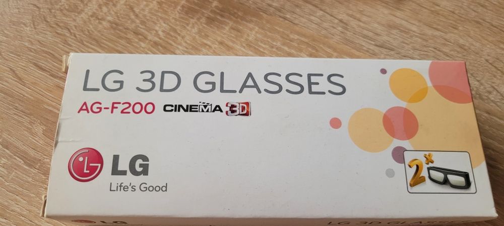 Okulary 3D LG ,3 szt.