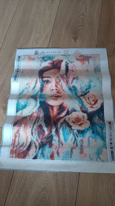 Haft diamentowy kobieta