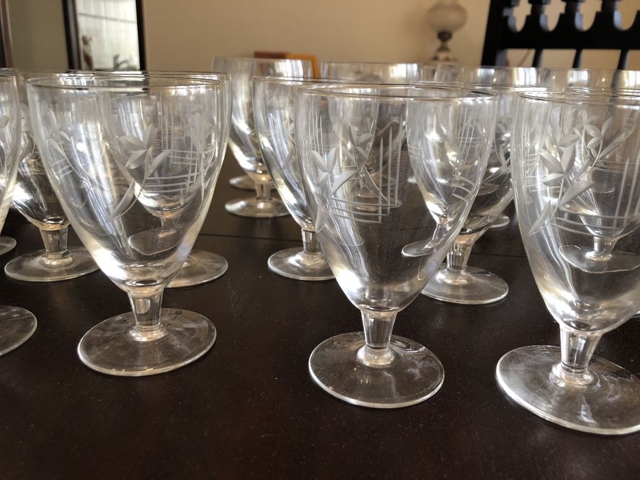 Copos de vidro , sem uso, em otimo estado.