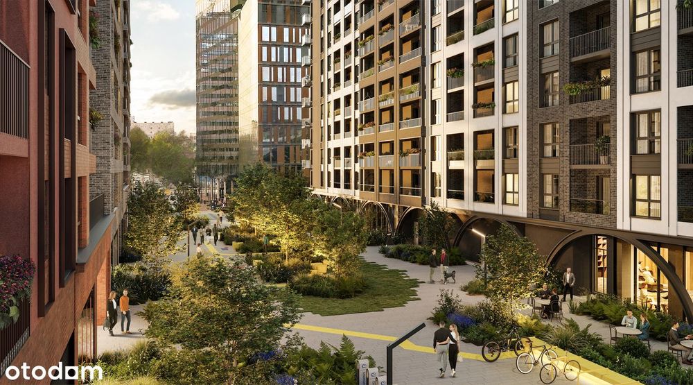 Kawalerka w Nowym Centrum Łodzi| FLOW | Łódź Fabryczna | ROI 7%+