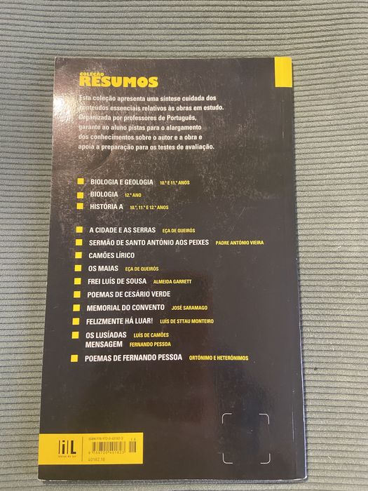 Livro de resumo os Mais de Eça de Queirós para a eacola