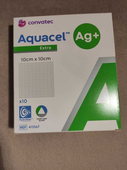 Opatrunek Aquacel Ag Extra 10x10x10