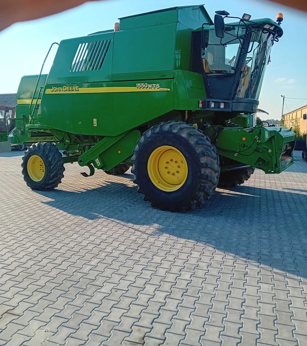 Kombajn John Deere 1550 Wts 2seria stan bdb oryginał heder 618 R 5.5 m