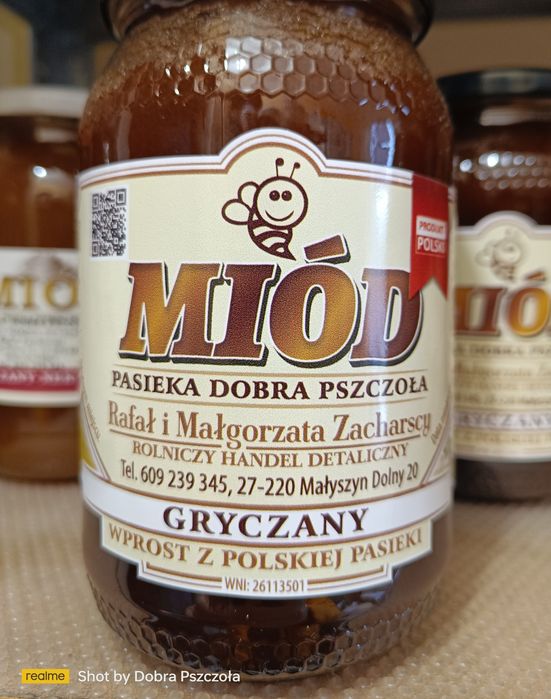 Miód gryczany najlepszy w województwie Świętokrzyskim